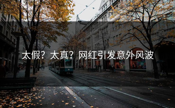 太假？太真？网红引发意外风波